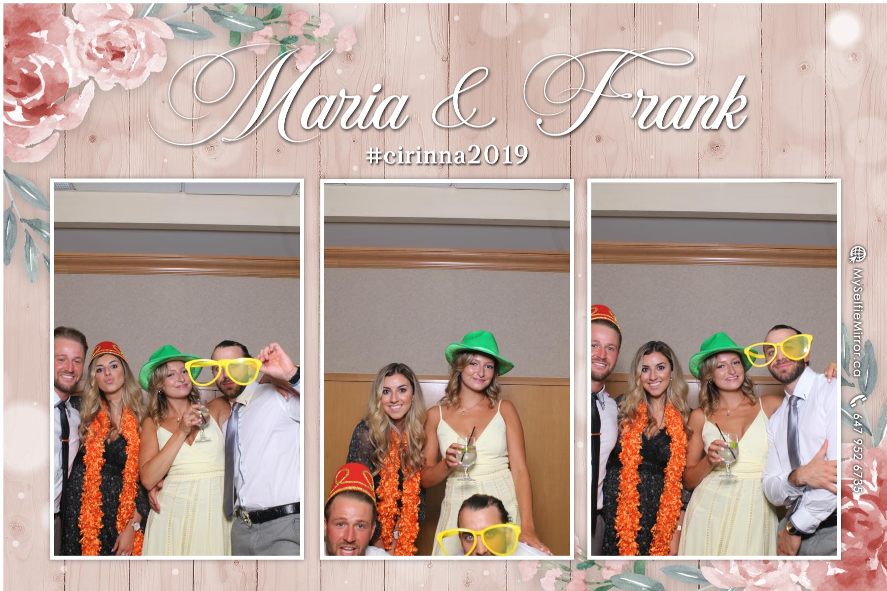 Wedding of Frank and Maria  | View more photos from the event at gallery.myselfiemirror.ca/u/romanmyselfiemirrorca/Wedding-of-Frank-and-Maria